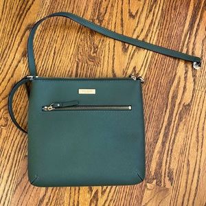 Green Kate Spade cross body/ shoulder bag